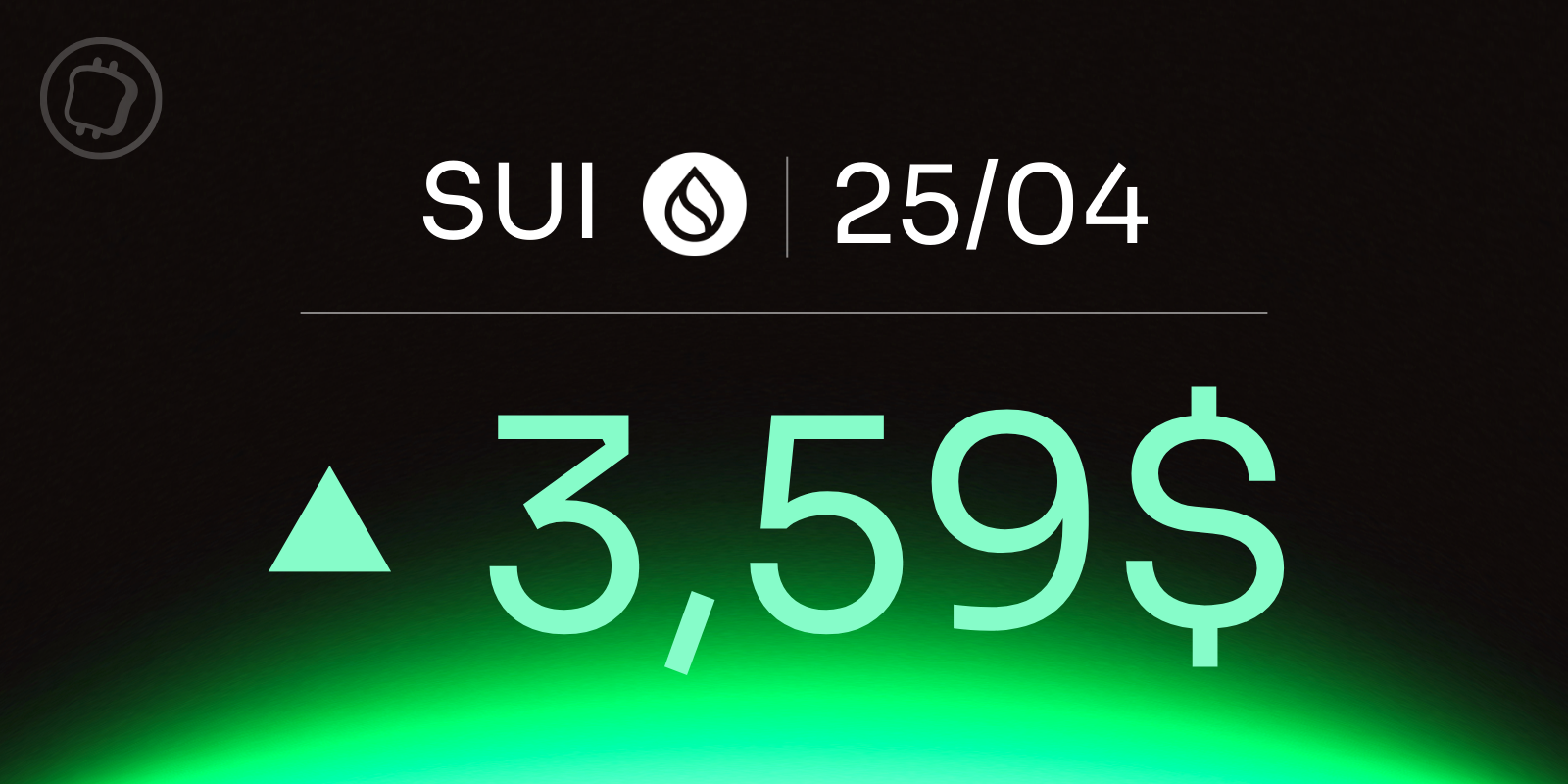 SUI en pleine explosion, retour à 5 dollars ? Analyse technique du 25 avril 2025