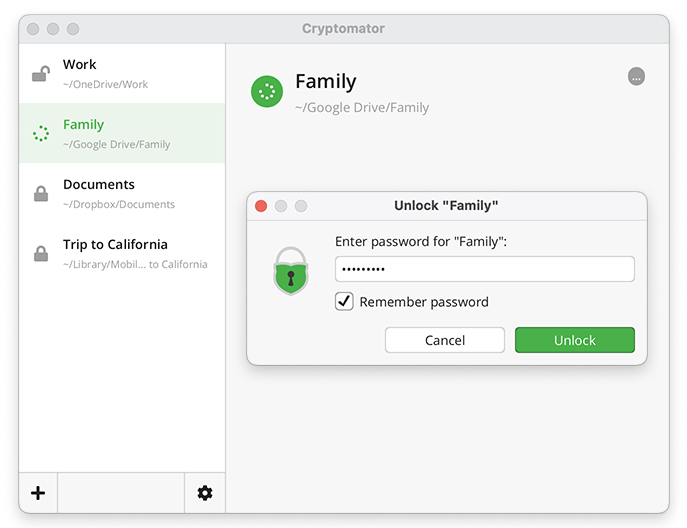 Cryptomator Chiffrement Cryptomator Chiffrement