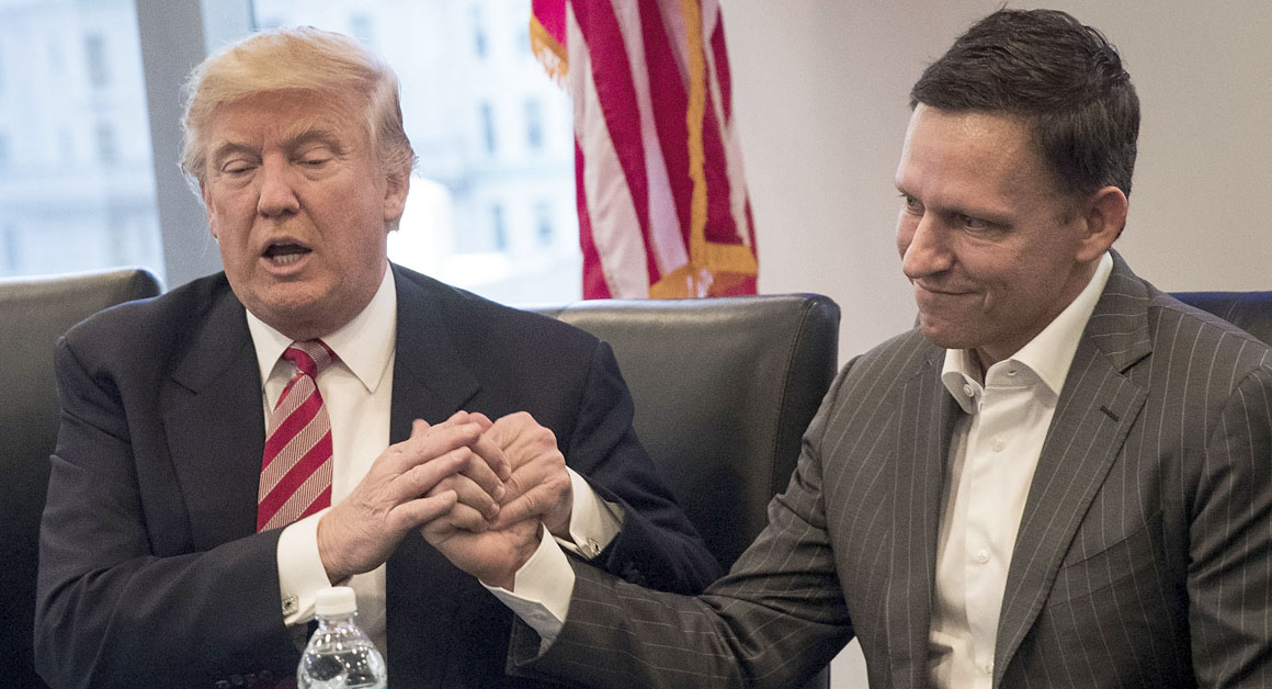 Donald Trump, Peter Thiel
