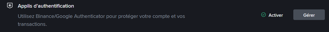 Activation 2FA Binance Activation 2FA Binance