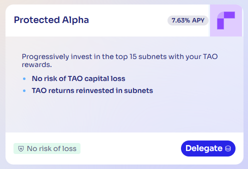 Stratégie Protected Alpha sur Mentat Minds Stratégie Protected Alpha sur Mentat Minds