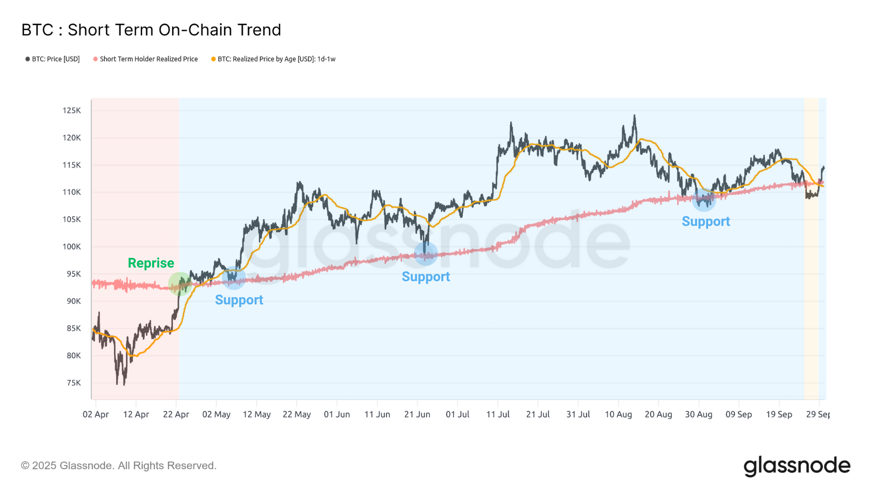 BTC OHLC 300925 BTC STHRP 300925