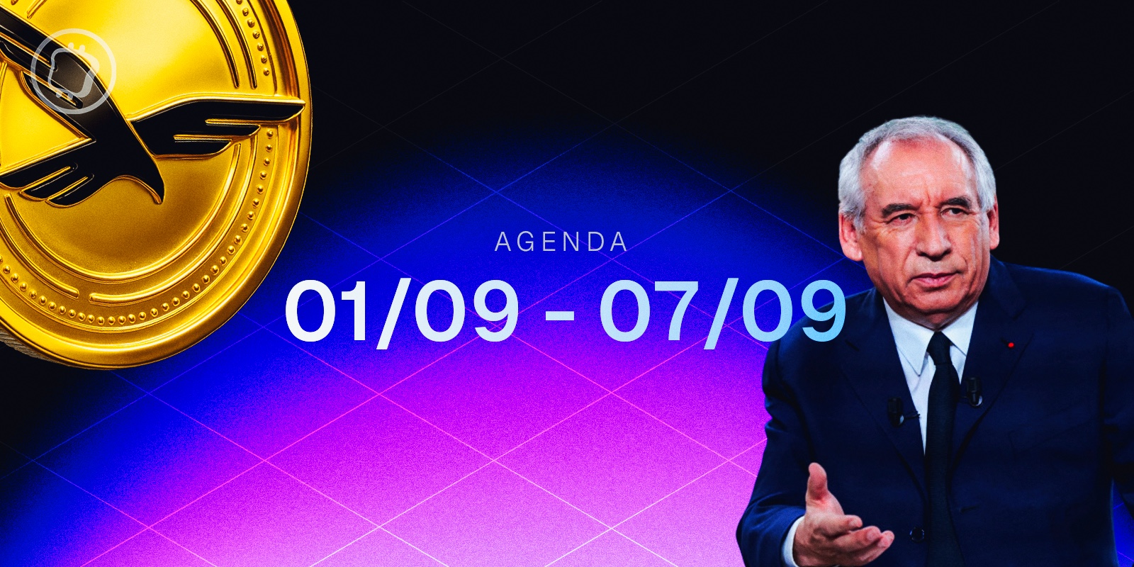 Crypto & Bourse : ce qu'il ne faut pas manquer pour la semaine du 1er au 7 septembre