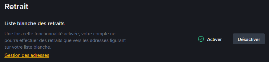 Liste Blanche Adresses Binance Liste Blanche Adresses Binance