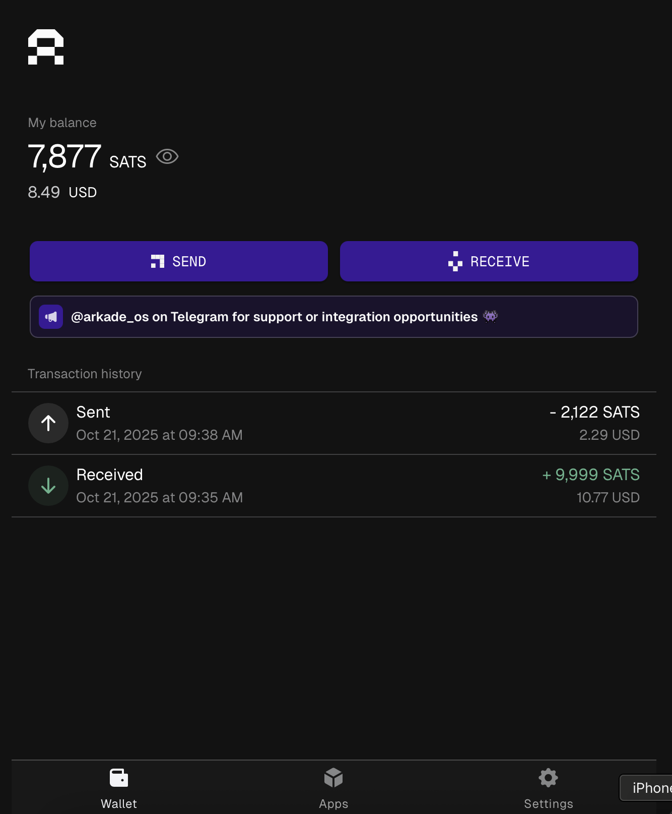 arkade-wallet-transactions arkade-wallet-transactions