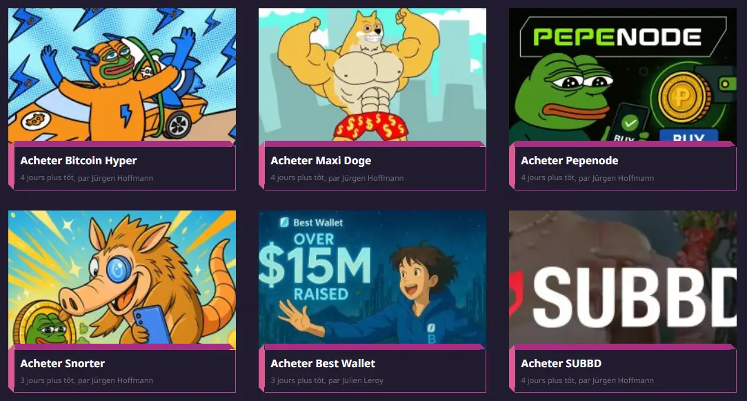 D'autres préventes douteuses liées à Bitcoin Hyper D'autres préventes douteuses liées à Bitcoin Hyper