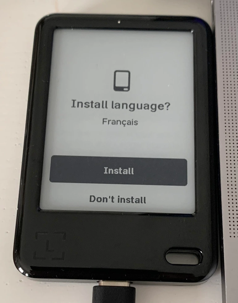 Installer le français sur le Ledger Nano Gen 5