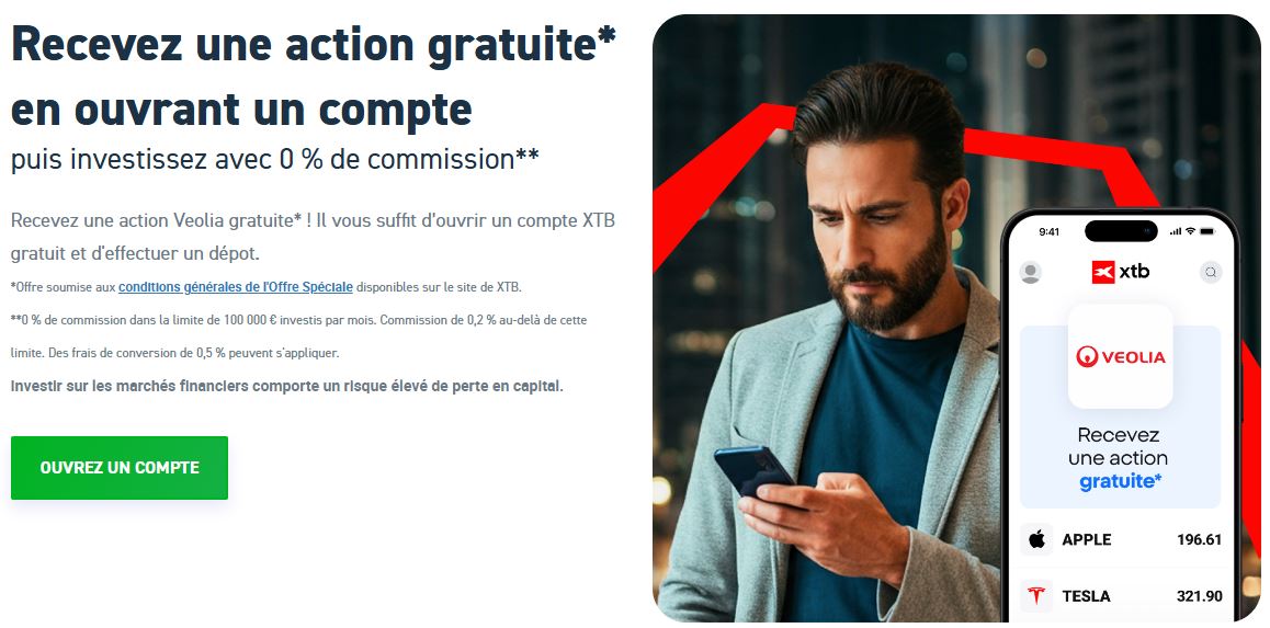 xtb action gratuite veolia