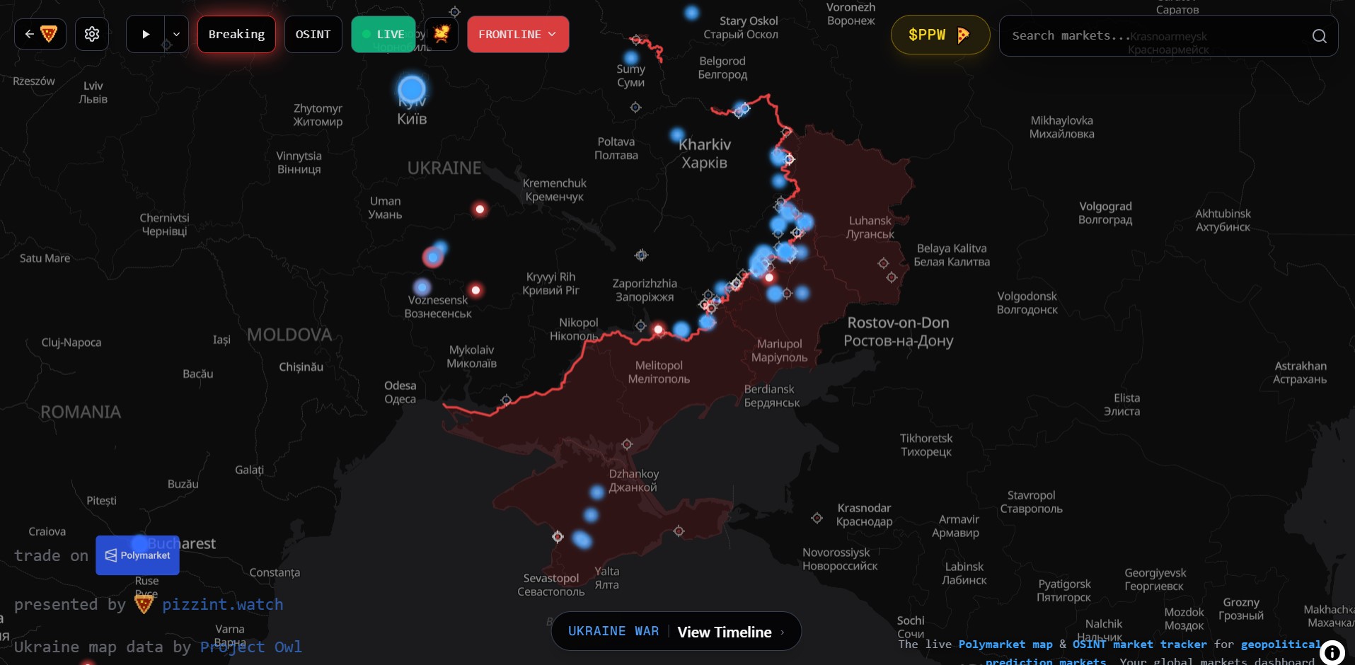 Aperçu de paris liés à la guerre en Ukraine sur Polymarket Aperçu de paris liés à la guerre en Ukraine sur Polymarket