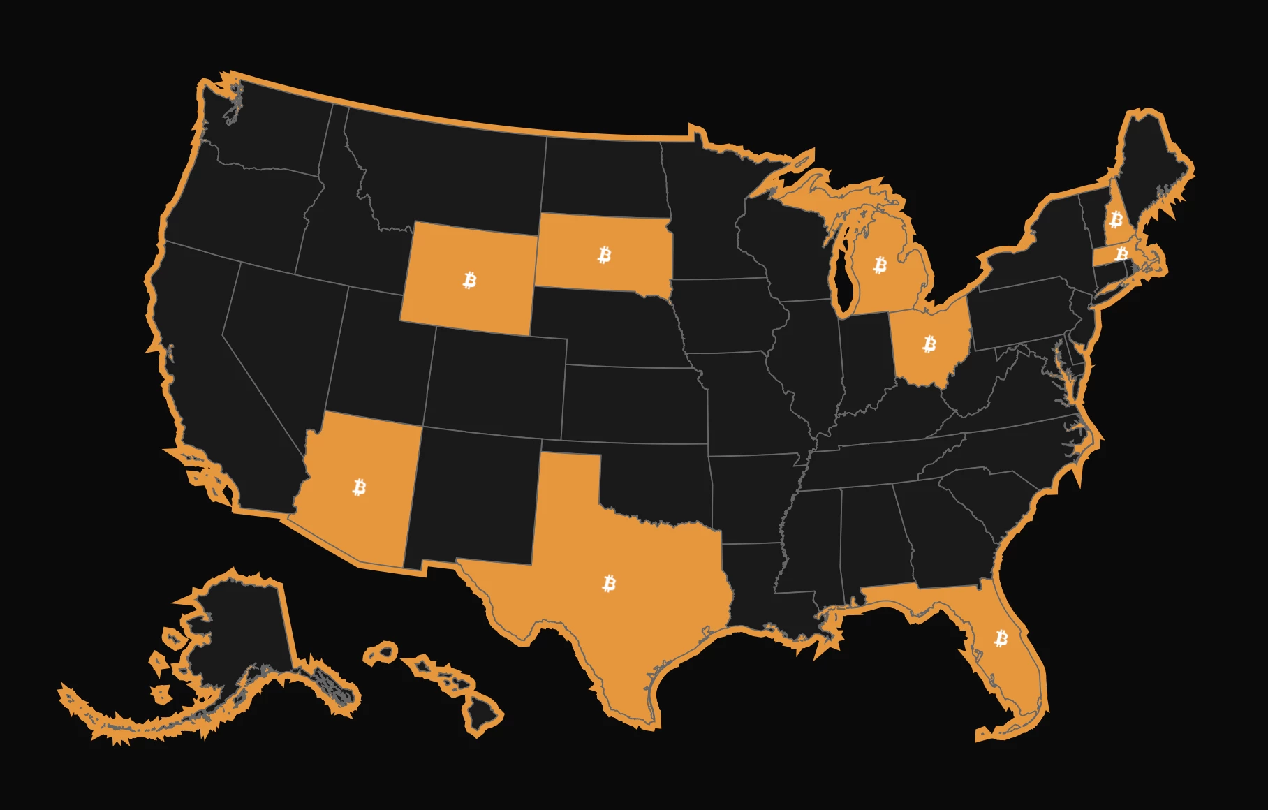 Réserves stratégiques de Bitcoin effectives aux États-Unis 
