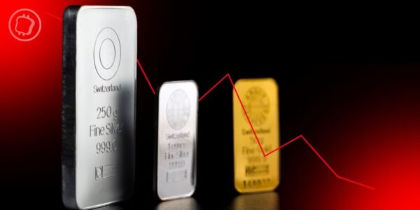 L'or et l'argent s'effondrent : 7 000 milliards de dollars effacés en moins de 2 jours