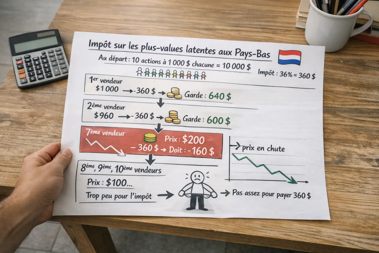 Impôt sur les plus-values latentes aux Pays-Bas Impôt sur les plus-values latentes aux Pays-Bas