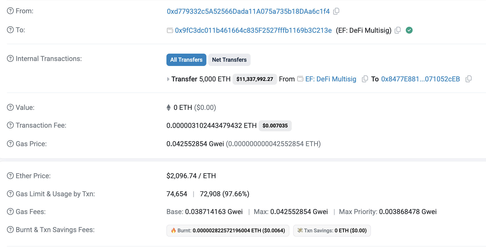 Transaction entre l'Ethereum Foundation et Bitmine