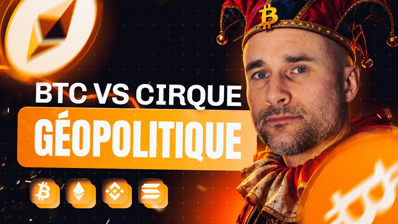 Cirque géopolitique, la surperformance du Bitcoin peut-elle durer ? L'analyse de Vincent Ganne en vidéo