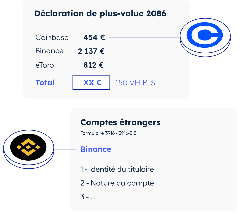Aperçu d'un rapport de Comptacrypto
