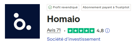 Homaio Avis Trustpilot