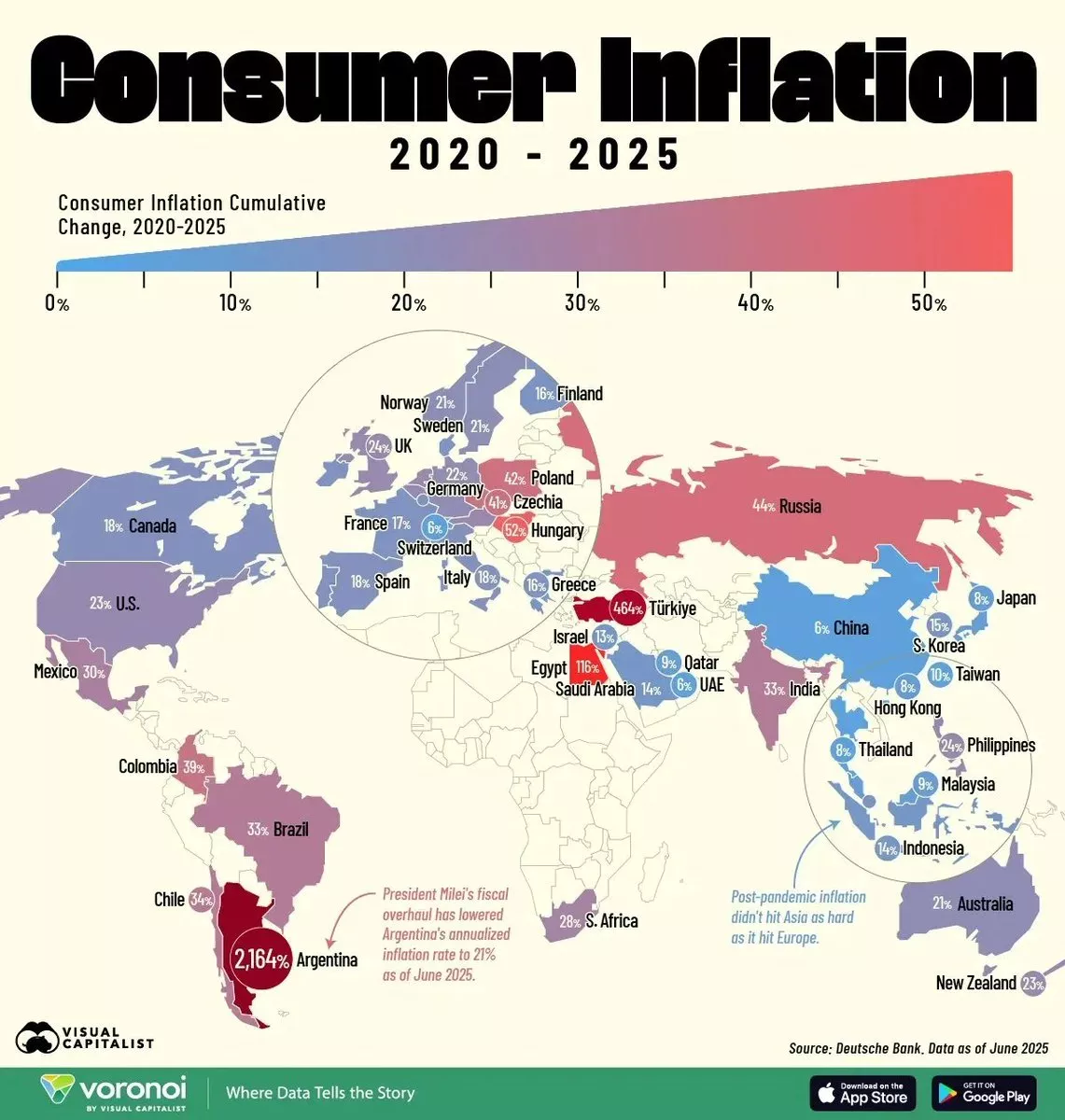 La France affiche une inflation cumulée de 17 % depuis 2020