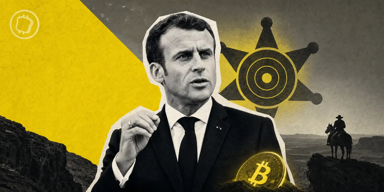 Emmanuel Macron compare les cryptomonnaies à un Far West pour les criminels et les terroristes