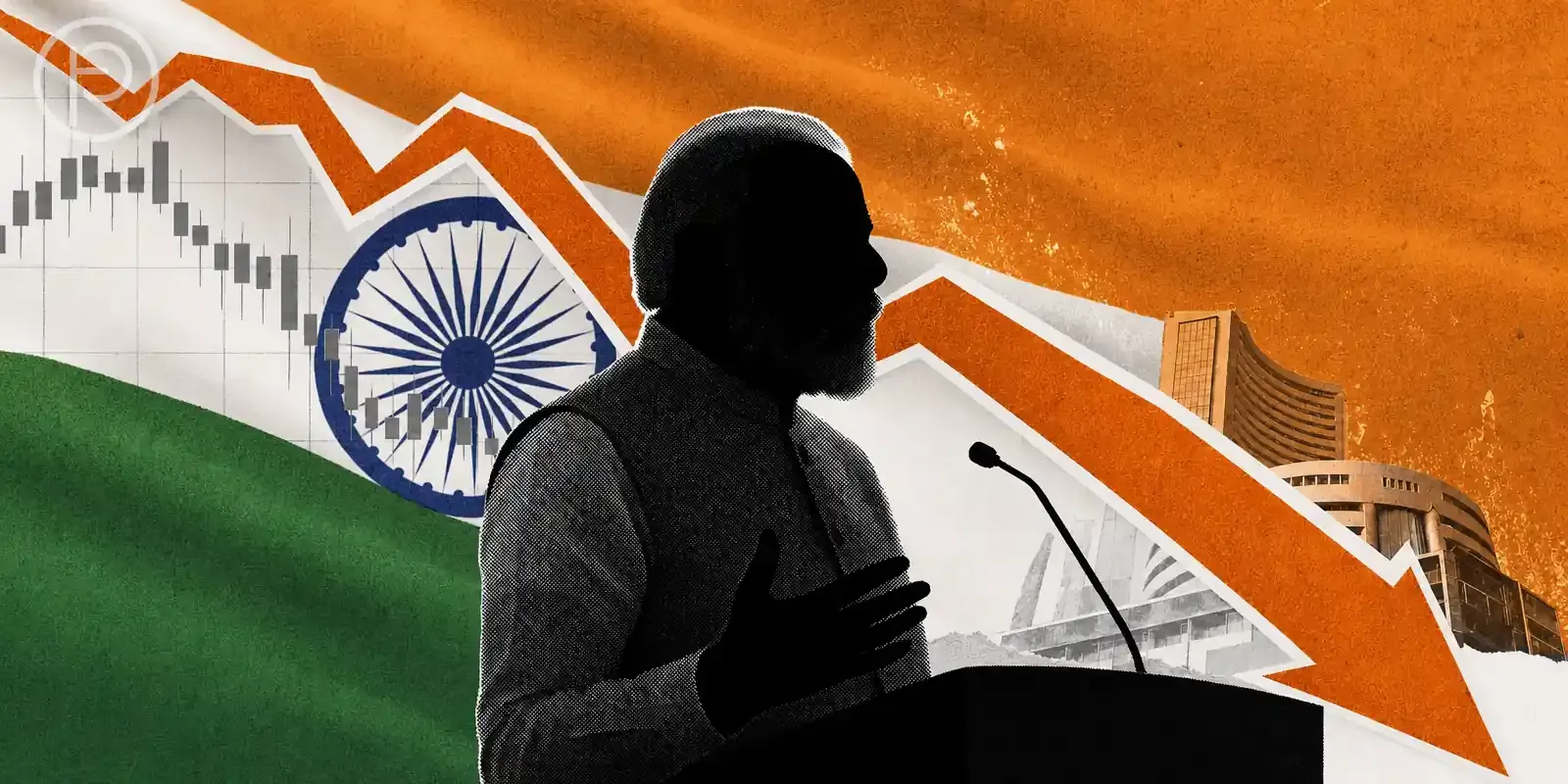 Le marché boursier indien en baisse suite à un discours alarmiste du Premier ministre