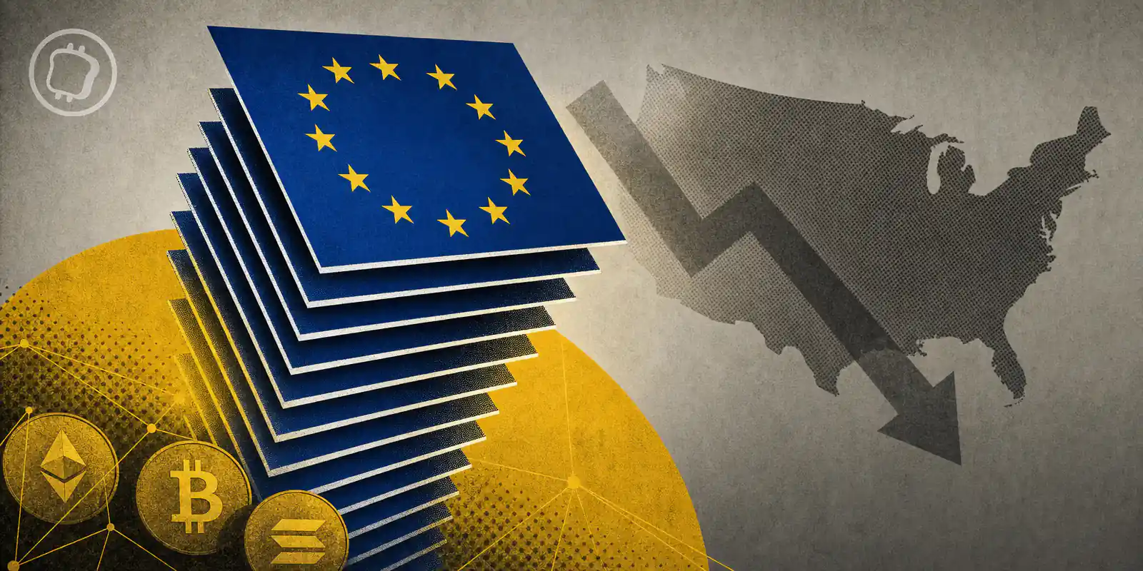 ETP crypto : L'Europe accumule pendant que les États-Unis vendent